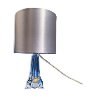 Lampe de chevet vintage cristal fait main