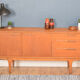 Restored Teak 1960s Short Jentique Classic Sideboard Cabinet