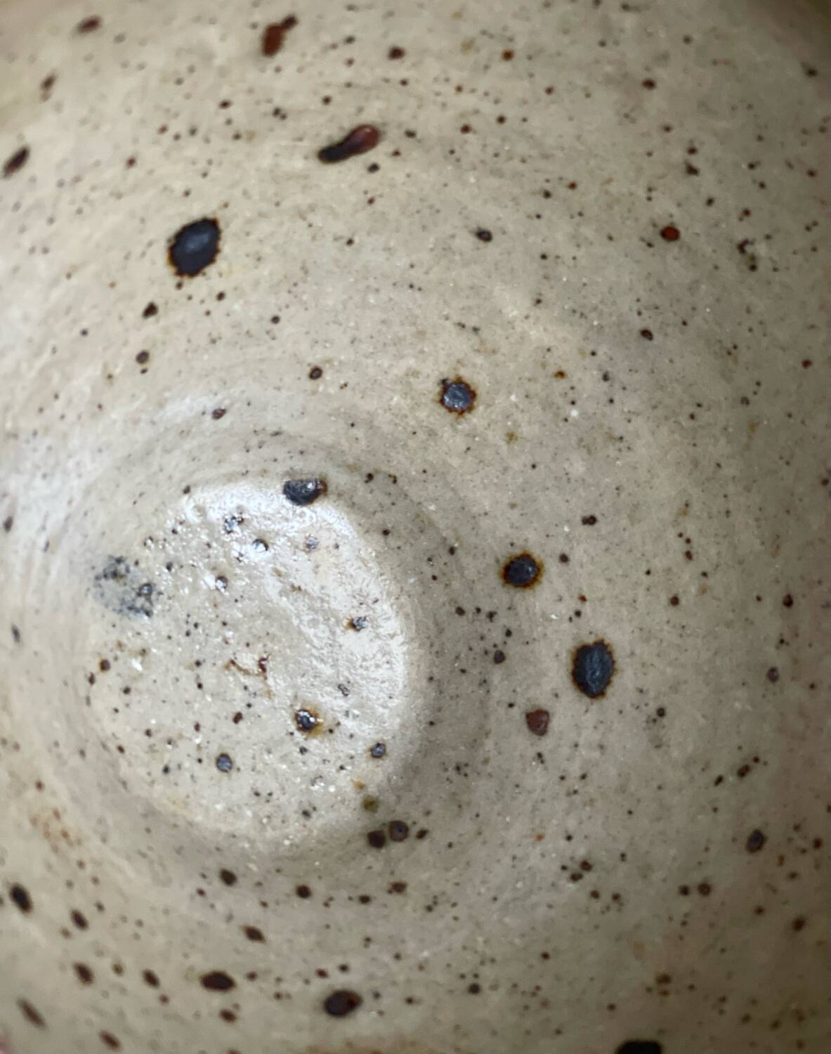 Pyrite stoneware bowl