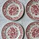 9 assiettes à dessert Ridgway Ironstone Staffordshire England Clifton