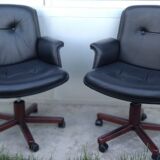 Pair of office chairs