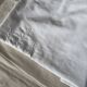 Old linen blend curtain, monogram "HL" (230x330)