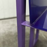 Chaise en métal et plexiglass création unique