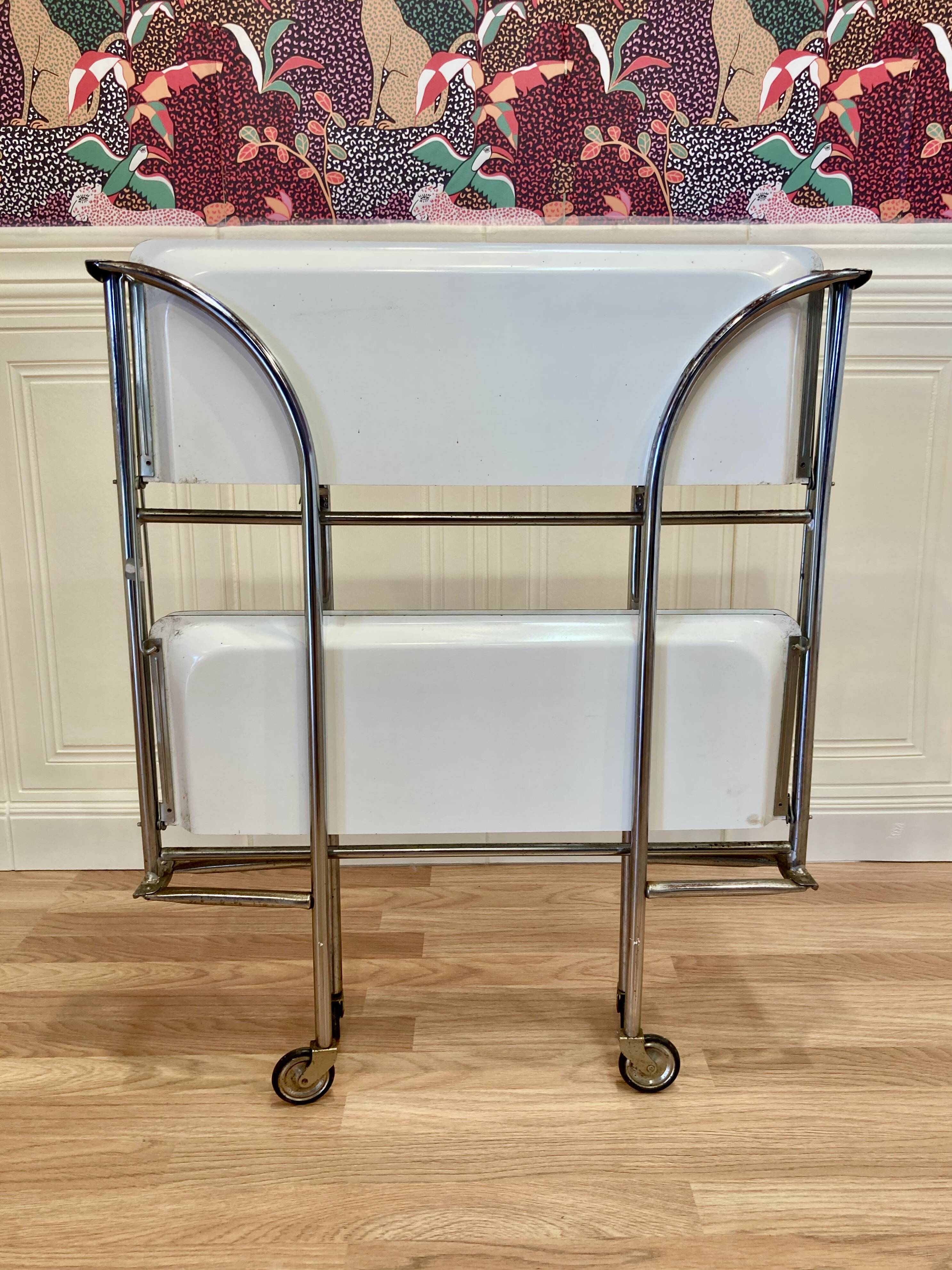 MODULAR DESSERT TABLE SCANDINAVIAN DESIGN 1950.