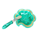 Verceram butter dish in the shape of a leaf, with its knife