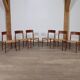 Kai Kristiansen Dining Chairs In Teak And Papercord For KS Mobler, Denmark 1960s, Set Of 6