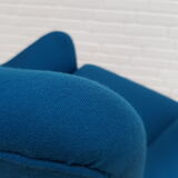 Danish designed armchair, wool, beech, completely renovated