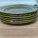 Set of 6 dessert plates in earthenware of St Amand
