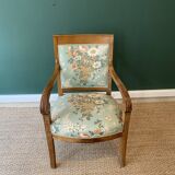 Suite of three antique armchairs