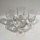 Set of 4 bistro glasses early XX century