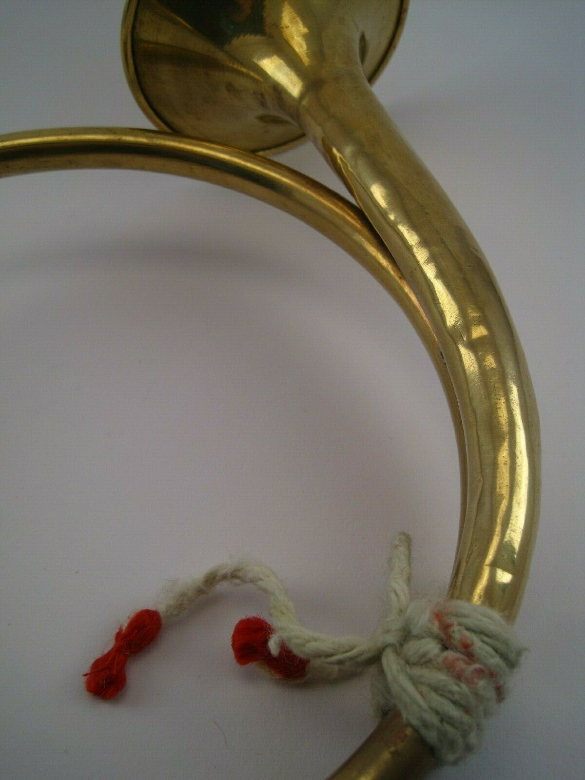 Copper hunting horn for children 2 windings
