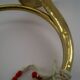 Copper hunting horn for children 2 windings
