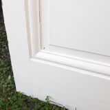 Communication door H218.5xL80cm, old panelled and moulded.