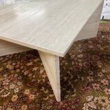 Travertine coffee table