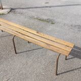 Vintage bench from the 60s - school - administration - parish - convent