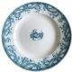 Old cake/mignardise dish on pedestal in Sarreguemines earthenware
