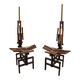 Italian Sculptural Wooden Chairs Sono by Anacleto Spazzapan, 1980s, Set of Two