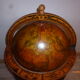 Mappemonde bar roulette globe terrestre vintage