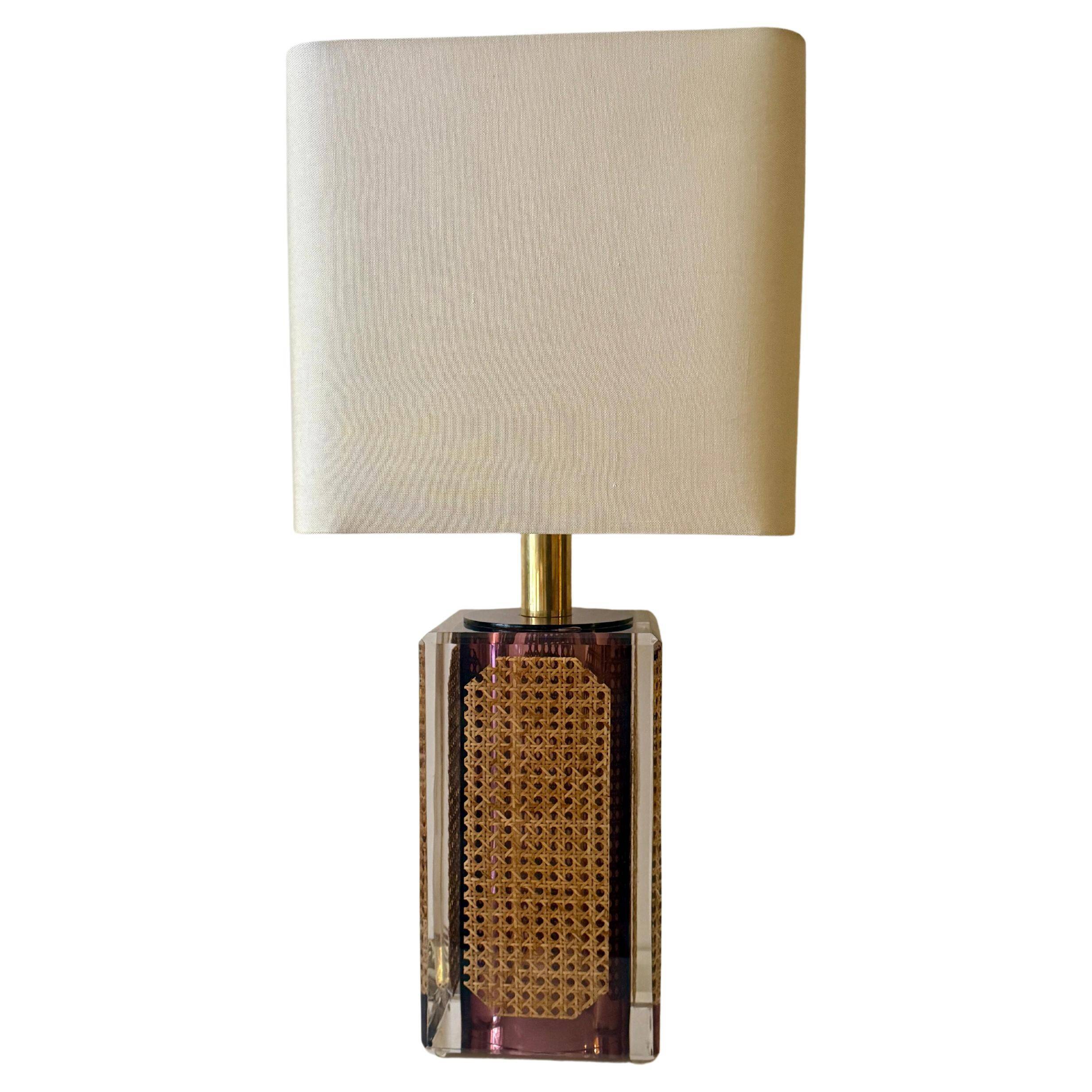 Methacrylate Lamp and Grid by Romeo Rega