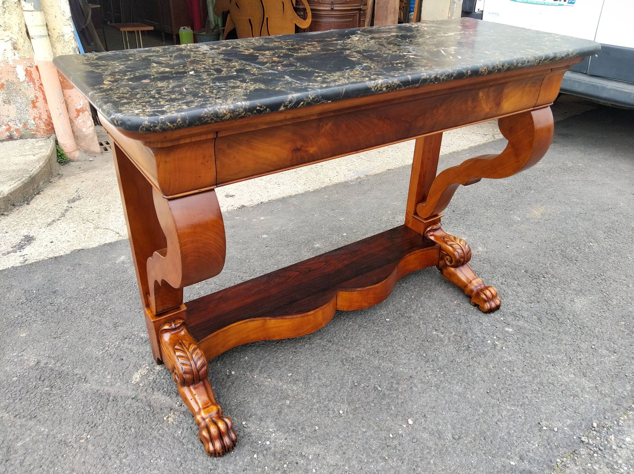 Console en merisier époque 1830