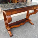 Cherry wood console from the 1830s