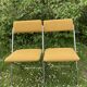 Framar vintage folding chairs; 70s