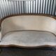 Louis XV style three-seater basket sofa