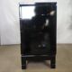 Commode noir placage feuille noir quatre tiroirs