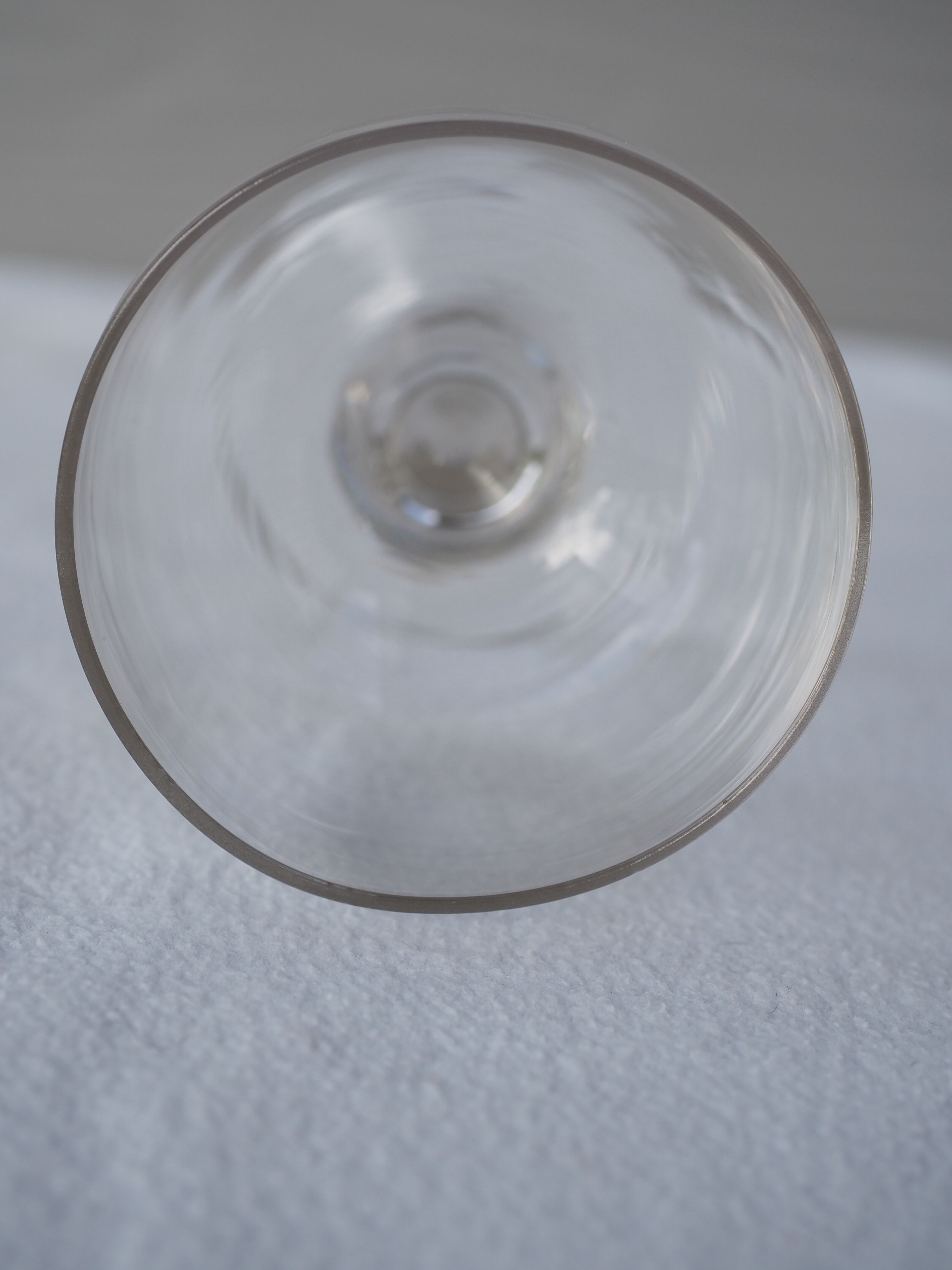 6 verres ballon ancien style bistrot XXème siècle