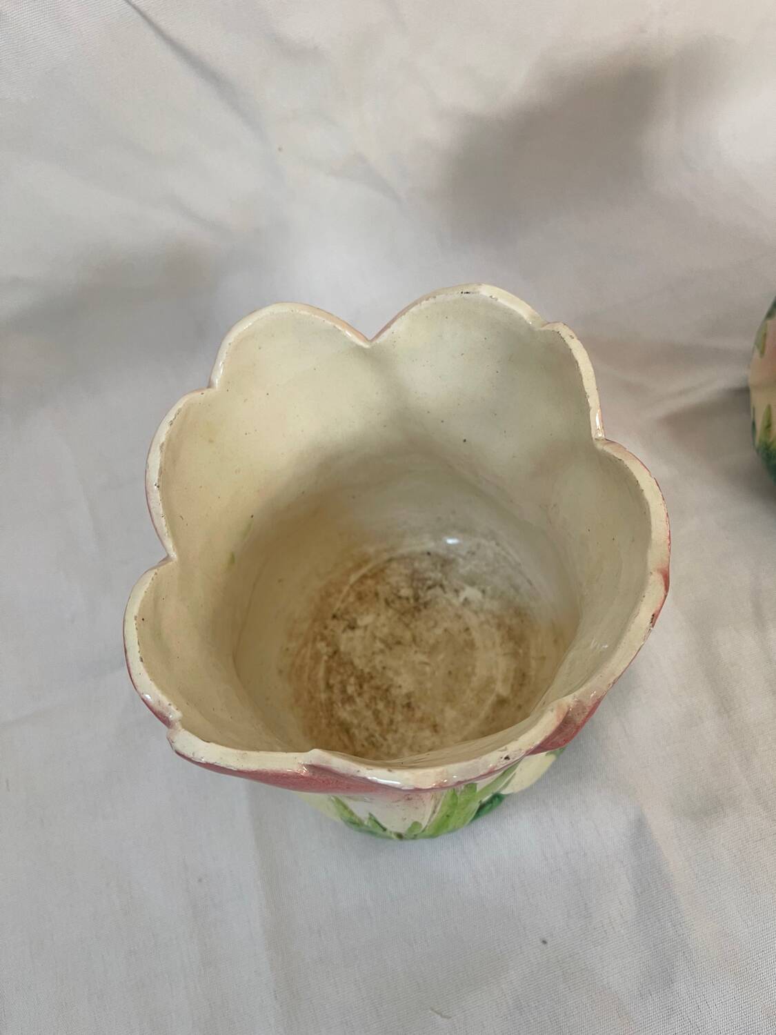 3-piece earthenware garniture - Delphin Massier Vallauris - Tu decoration