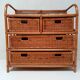 Commode rotin et bambou