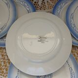 8 old Digoin and Sarreguemines dinner plates