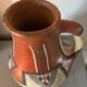 Iddeqi Kabyle pottery pitcher, Berber. Popular art Kabylie Algeria