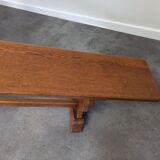 Farmhouse table and its 2 benches