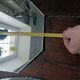 Three beveled mirrors