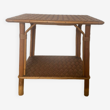 Rattan coffee table