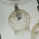 cascade PENDANT LIGHT - 7 shades - bubble glass and chrome - 1960/70s