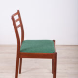 Fabric and teak dining chairs by Victor Wilkins for G-Plan, 1960s, set of 6