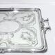 Gallia - Silver metal serving tray