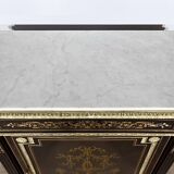 Meuble d’appui en poirier noirci, époque Napoléon III, milieu XIXème
