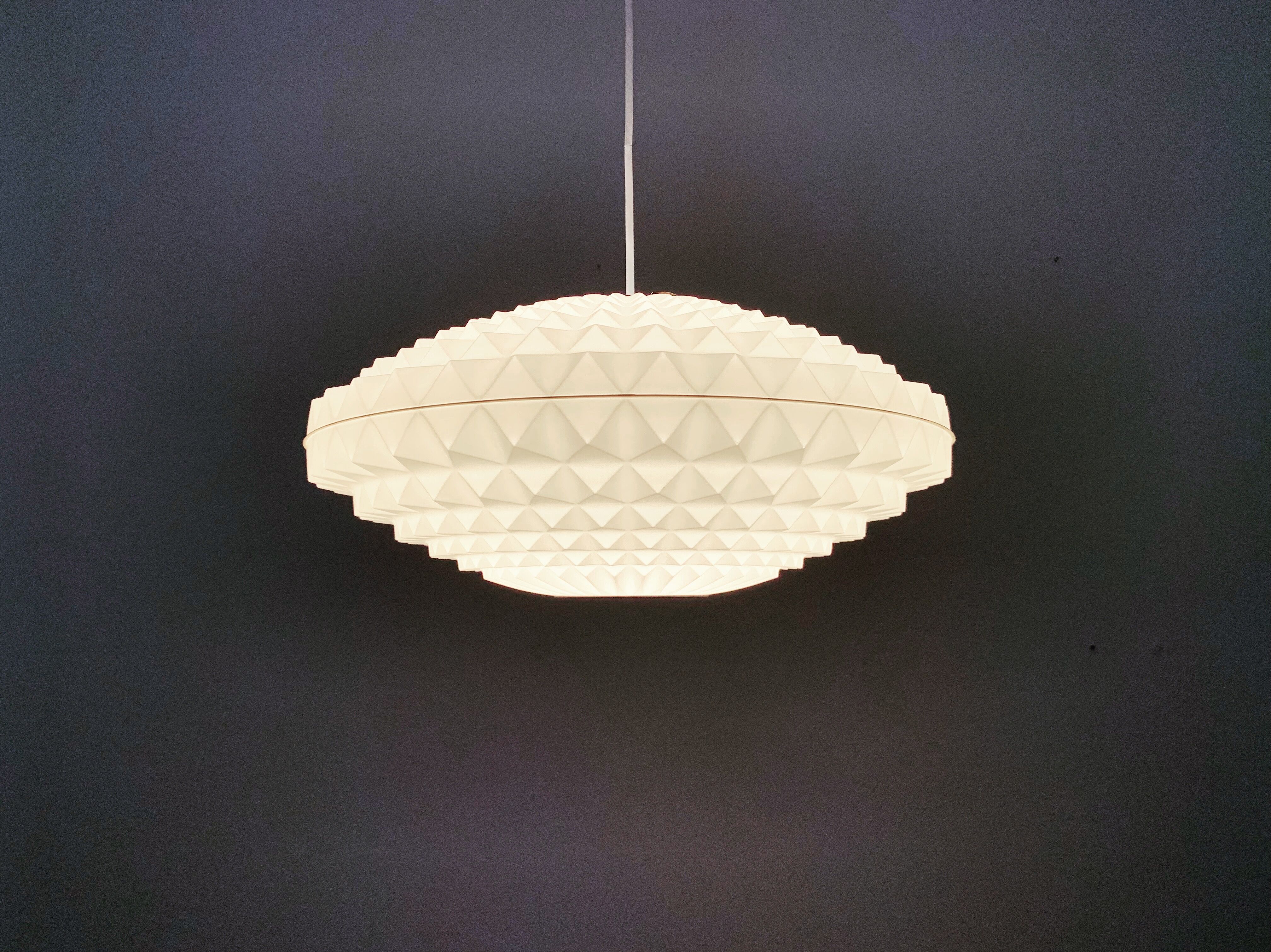 Mid Century Origami pendant lamp by Erco Germany