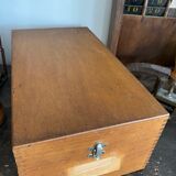 Set of 2 wooden plug boxes