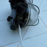 Wall lamp porthole lamp bakelite and glass with grid