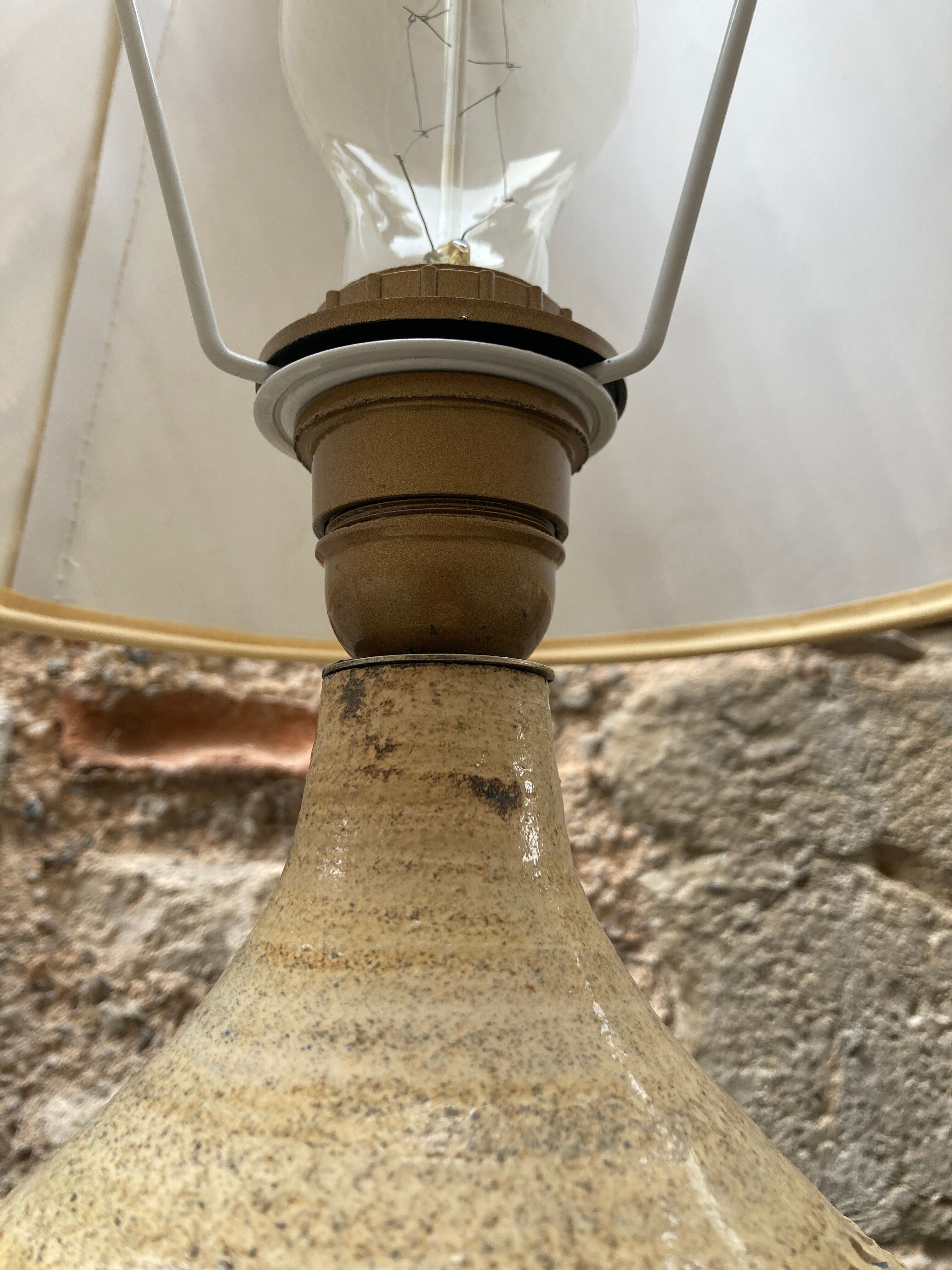 Handmade ceramic lamp