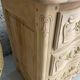 Louis XV chest of drawers in raw walnut wood