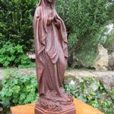 Cast iron statue of the Virgin Mary