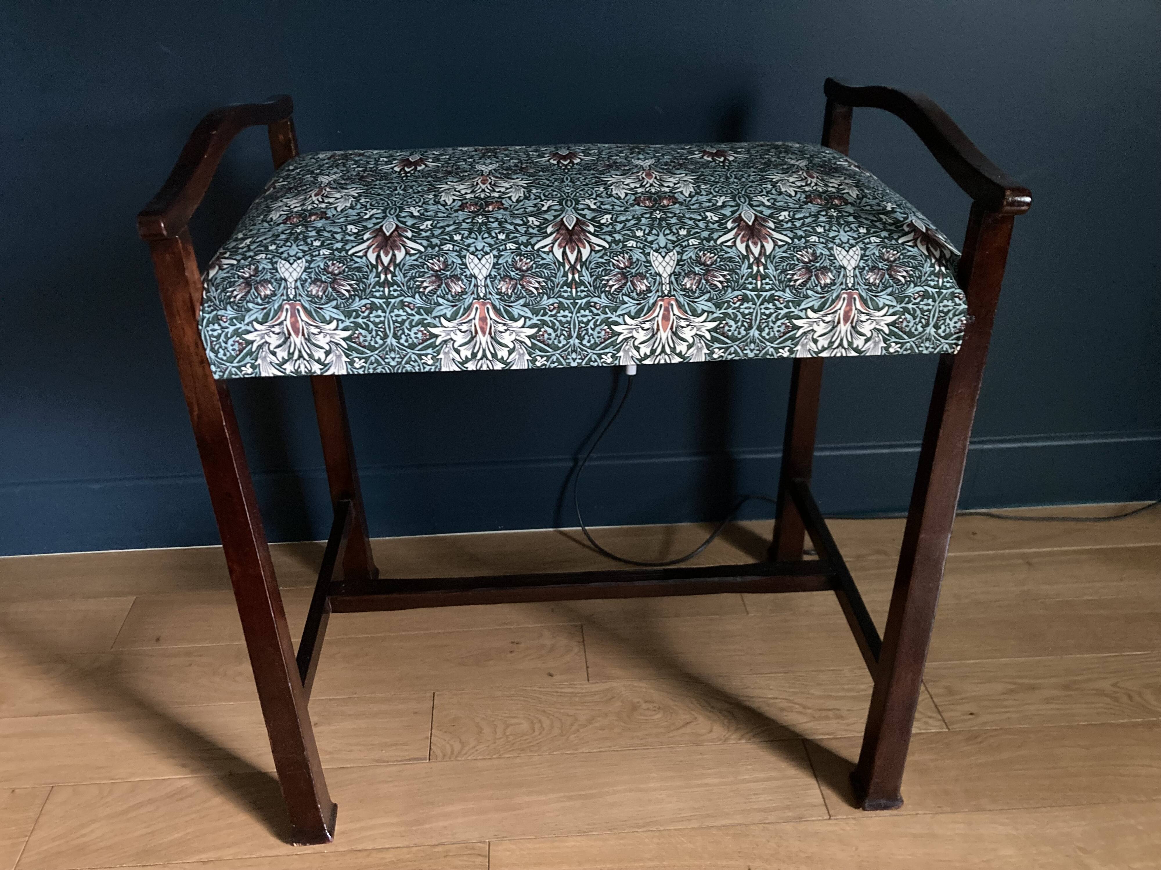 William Morris Arts and Crafts Stool