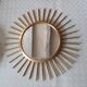 Mirror soleil metal dore 40cm