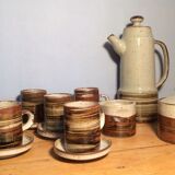 Coffee set in sandstone