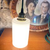 Pair of opaline lamps